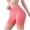 Watermelon Red, variant on Matoen Biker Shorts for Women, High Waisted Tummy Control Workout Running Yoga Shorts