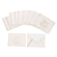 thumbnail image 4 of Shisuyan 10pcs THE BEST WISHES TO YOU Greeting Cards with Envelopes Blessing Cards Blank Note Cards, 4 of 8