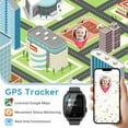 thumbnail image 4 of TOPCHANCES Smart Watch for Kids, 1.54" 4G Smartwatch with LBS GPS Tracker, Video Call, Bump-to-Friend, SOS, Camera, Games, Kids Watch Birthday Educational Gift for Age 3-15 Boys Girls, Black, 4 of 8