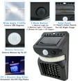 Bug Insect Sensor Solar Bug Mosquito Zapper & 16 LED Motion Sensor Light - 2 in 1 ...