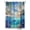 Blue, variant on Purple Black Ombre Standard Shower Curtain Set, Waterproof Shower Curtains for Bathroom, Gradient Contemporary Abstract Art Washable Fabric Cloth Bath Curtain for Bathtub with Hooks 72x72 Inches