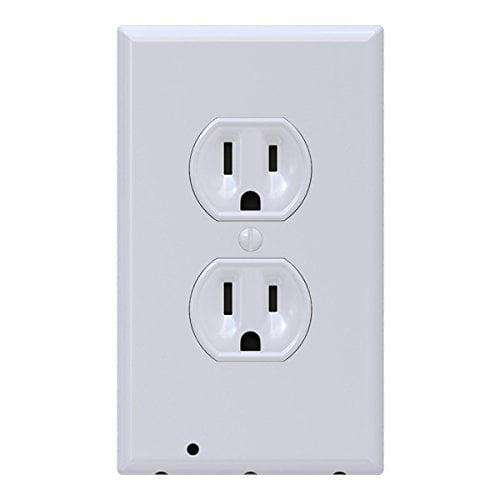 1Pack GuideLights Outlet Coverplate Wall Plate with LED Night Lights