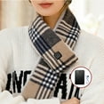 thumbnail image 2 of Penkiiy Electric Heating Scarf Heating Scarf Graphene Electric Heating Smart Usb Electric Heating Three-speed Temperature Adjustment Plus Velvet Warm Neck Protection Running Beige Scarf, 2 of 7