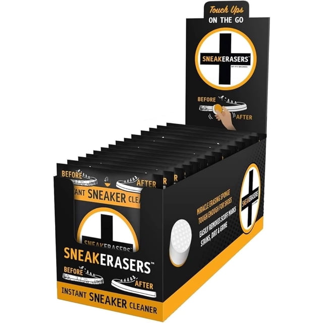 Limpiador de Tenis SneakERASERS: Esponjas para Suelas Blancas y Entresuelas, Pack de 5