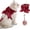 Red Bow, variant on otnbgsr Pink Bow Cat Harness and Leash Set Adjustable Escape Resistant Pet Vest Harness for Small Cats Rabbits Dogs