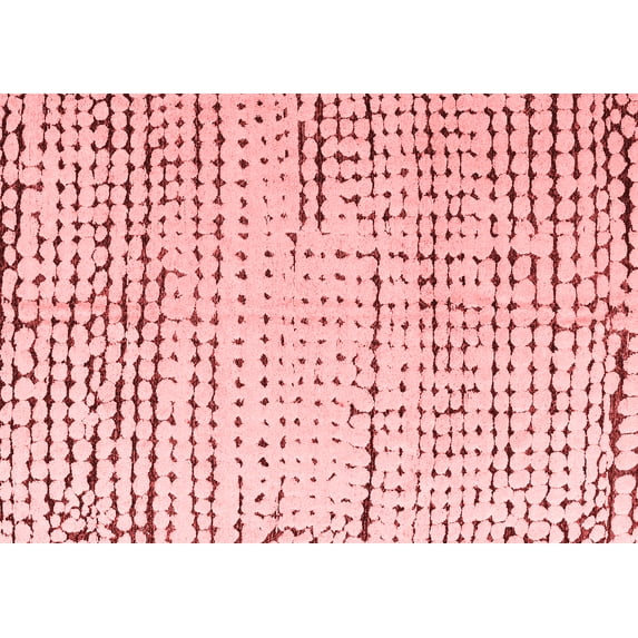 Ahgly Company Indoor Rectangle Solid Red Modern Area Rugs, 2' x 4'