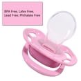 thumbnail image 3 of CutiePlusU Adult Sized Pacifier Dummy for Adult Babies-Butterfly Shape Big Shield 3 Pack-Pink, Blue, Black, 3 of 6
