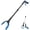 Black Blue, variant on Grabber Reacher Tool - 32” Extra Long Foldable Gripper and Reaching Tool - Heavy Duty Pick Up Stick Grabbers for Seniors, Trash, Surgery Recovery Must Haves Gifts (Black Purple)