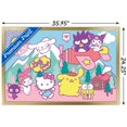 thumbnail image 3 of Hello Kitty and Friends - Happiness Overload Wall Poster, 22.375" x 34" Framed, 3 of 6