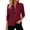 #01 Red, variant on Jinhomg Womens 1/4 Half Zip Sweatshirts Striped Knitted Tunic Casual Crew Neck Pullover Long Sleeve Lightweight Textured Solid Fall Tops Red,L