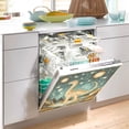 thumbnail image 2 of Yayeee Magnetic Dishwasher Cover for The Front Decoration Home Kitchen Machine Sticker Protector, Dinosaur with Stars, 2 of 6