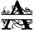 thumbnail image 4 of 26 English words Cut Floating Aluminium Personalised Wall Plaque House Number Contemporary Home Address Outdoor Hollow Design, 4 of 9