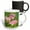 Multicolor, variant on 3drose, Ruby-throated Hummingbird Young Male Feeding on Hibiscus, Texas, Usa, 11oz Two-tone Green Mug