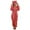 Red, variant on Women's Fleece Onesie Pajamas Hooded Romper Sleepwear Loungewear (Dark Gray, L)