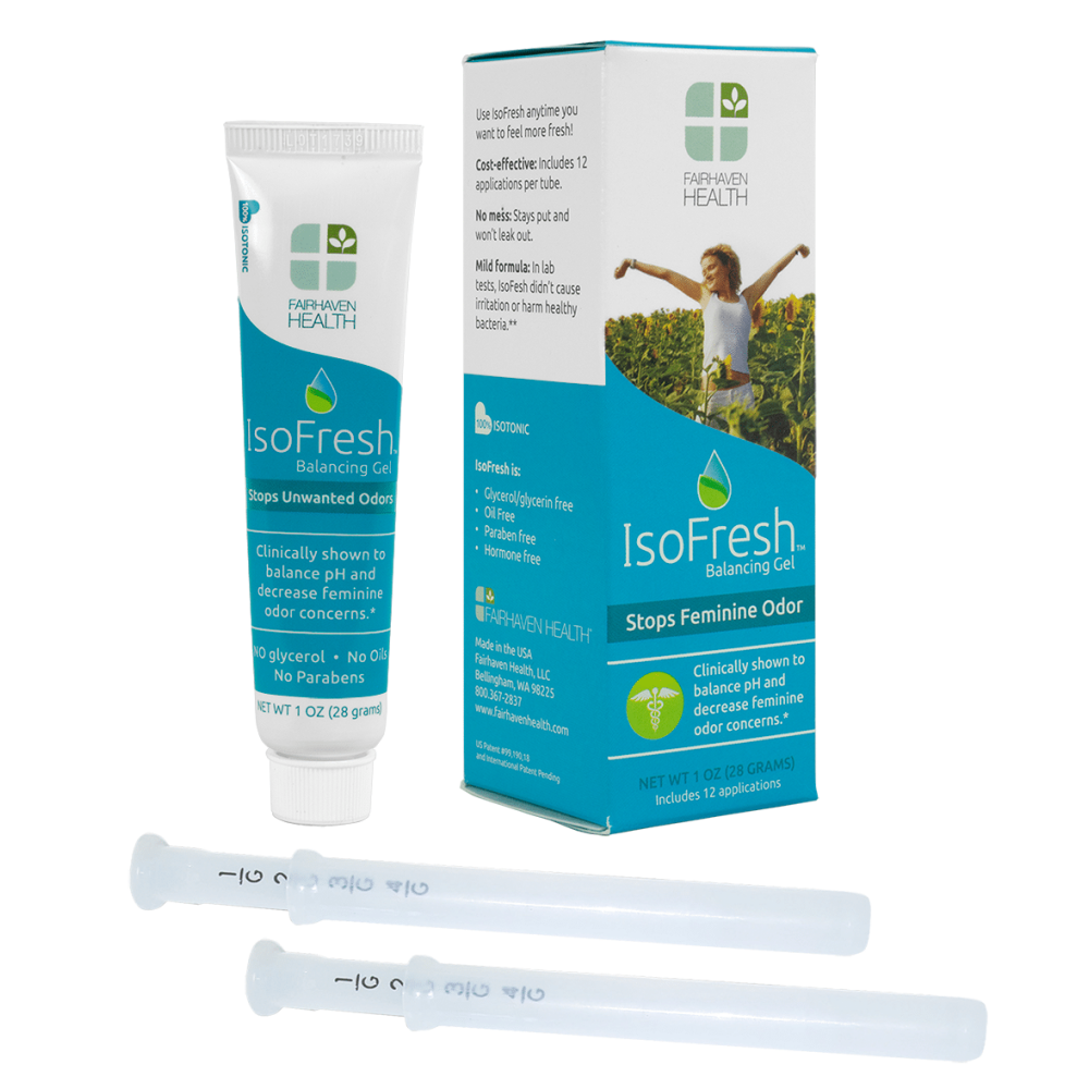 Fairhaven Health Iso Fresh Balancing Gel Stops Feminine Odor, Unscented, 1 Oz