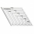 thumbnail image 2 of Patchwork Cutting Template Acrylic Ruler Cutting Ruler Diy Sewing Tools, 2 of 8