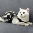thumbnail image 4 of Recovery Suit Breathable Lick-proof Surgery Recovery Cats Abdominal Wounds Bandages Clothes Pet Accessories, 4 of 7