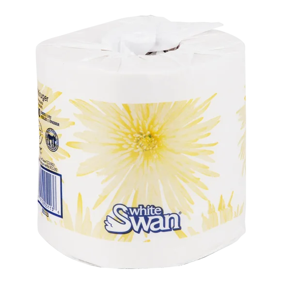 White Swan 1-ply Individually Wrapped Bathroom Tissue Rolls Pack of 24