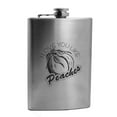 thumbnail image 1 of 8oz I Love You Like Peaches Flask L1, 1 of 1