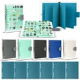 thumbnail image 2 of Enamel Pin Display Case Collection Book, Lapel Pin Organizer with 6-Ring Binder and Felt Pages for Brooches Badges Storage and Display, 2 of 6