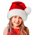 thumbnail image 1 of Wangsaura Christmas Hat for Child/Adult, Red White Color Christmas Cap, 1 of 4