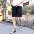 thumbnail image 5 of Pantalones cortos tipo bermuda para hombre, de lujo, de gran tamaño, de nailon, informales, con cintura elástica y bolsillo frontal, novedad, 5 of 5