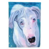 Carolines Treasures 7440GF White Great Dane Garden Flag Garden Size multicolor