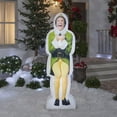 thumbnail image 2 of 6\' Photorealistic Airblown Excited Buddy the Elf Christmas Inflatable, 2 of 5