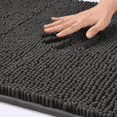thumbnail image 2 of Evlmd Bathroom Rugs, Soft Chenille Non-Slip Bath Rug, Strong Water Absorbent Quick Dry Machine Washable, 16" x 24" Dark Grey Shower Mat for Tub & Bathroom Floor, 2 of 7