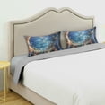 thumbnail image 3 of Yayeee Pillowcase Queen Size Set of 2 Satin Wrinkle Resistant Pillow Case, Crystal Moon, 3 of 8