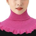 thumbnail image 2 of Yirtree Women's Turtleneck Dickey Collar Knitted Detachable Fake Collars Mock High Turtleneck Dickey Collar for Women Girl, 2 of 8