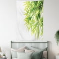 thumbnail image 4 of Bamboo House Decor Wall Hanging Tapestry, Bamboo Leaf Illustration Icon for Wellbeing Health Fresh Purity Tranquil Art Print, Bedroom Living Room Dorm Accessories, 40 X 60 Inches, by Ambesonne, 4 of 5