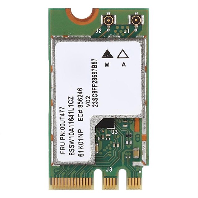 sweethay Tarjeta Inalámbrica 00JT477 2.4G+5G Soporte de Doble Banda para Bluetooth 4.1 para Thinkpad E470 Juegos de teclado y mouse para computadora