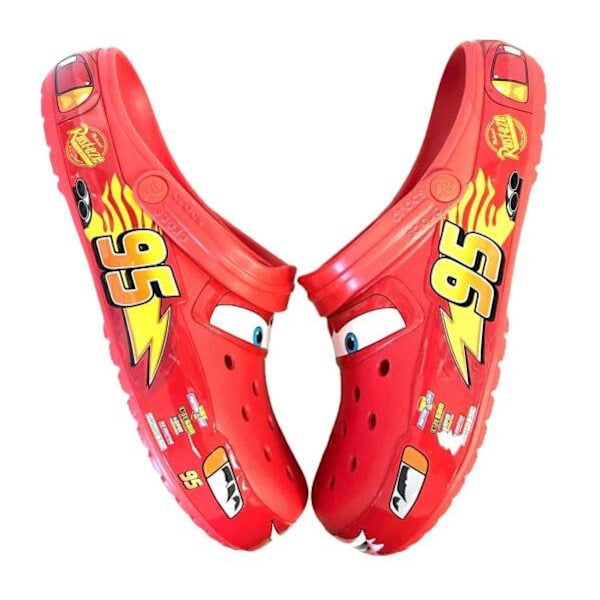 Crocs Lightning McQueen-Lightning McQueen outdoor slippers 42
