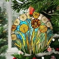 thumbnail image 2 of Ornament Window Hanging, Yellow Brown Dandelions Suncatcher for Doors Window Home Green Plant Sun Catchers Decoration Mother's Day Birthday Gifts for Women, Men, and Mom, 2025,, 2 of 5