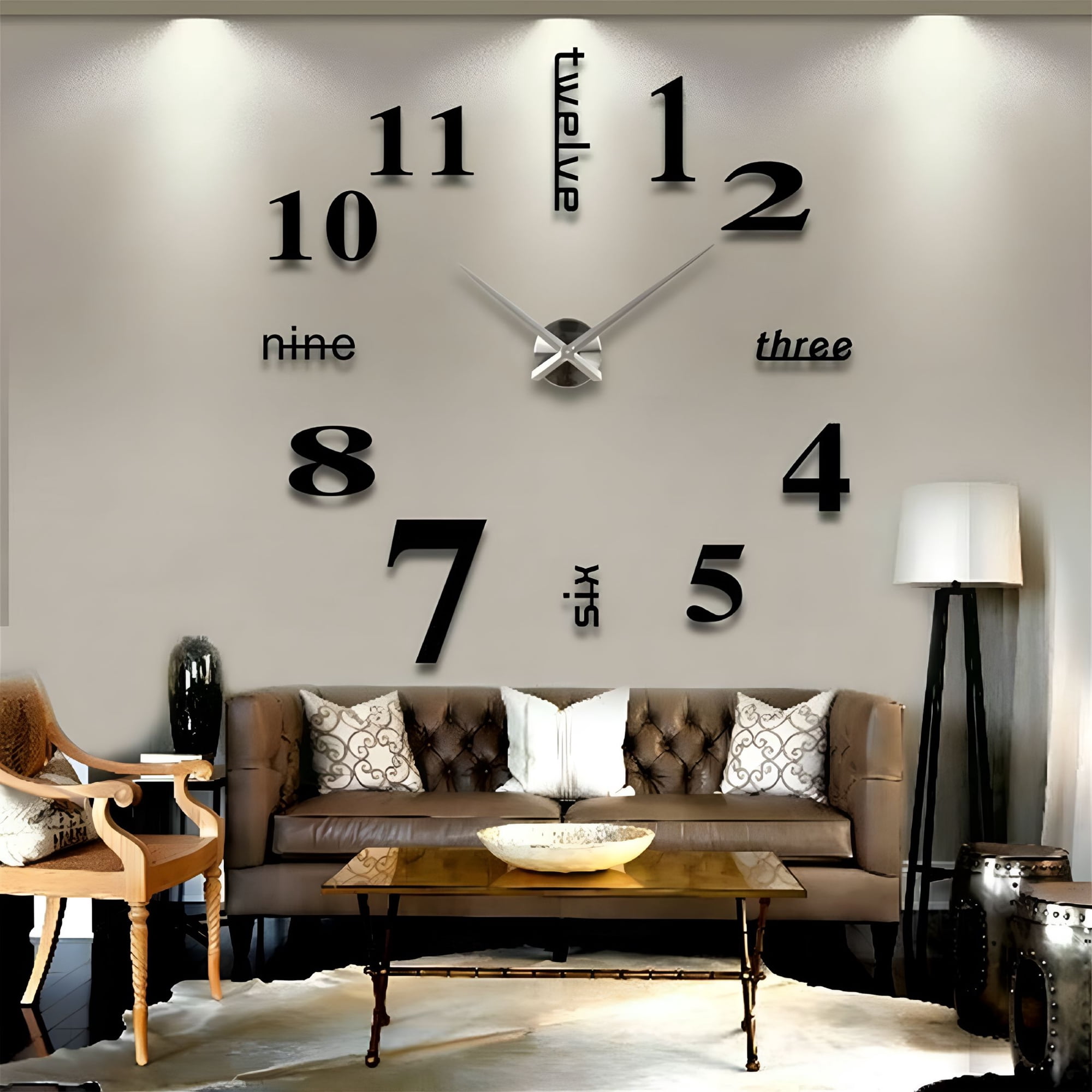 RLESO 2026 New Large Wall Clock Quartz 3 D Diy Big Watch Decorative Kitchen Clocks Mirror Sticker photo RLESO 2026 New Large Wall Clock Quartz 3 D Diy Big Watch Decorative Kitchen Clocks Mirror Sticker