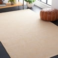 thumbnail image 2 of SAFAVIEH Montauk Cian Distressed Cotton Area Rug, Yellow/Ivory, 6' x 6' Square, 2 of 8