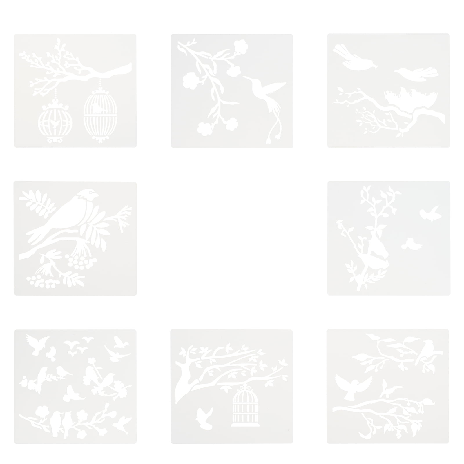 2 Sets Wall Painting DIY Templates Scrapbooking Stencils Kids Drawing