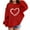 Red-1, variant on FamilyThread Children's Hooded Sweatshirt Pullover Hoodies Long Sleeve Cute Pattern Boys Girls Hooded Kangaroo Pocket Pullover Hoodies For 3-14Y
