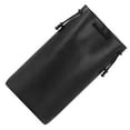 thumbnail image 2 of Bolsa de almacenamiento colgante de PU, portátil, de gran capacidad, suave, impermeable, organizador de secador de pelo para rizador, color negro, 2 of 12