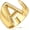 a.14k Gold Plated Letter A, variant on Bold Initial Letter Rings Adjustable, GoldChic Jewelry Women Gold Statement Ring Personalized Engraved Women’s Open Signet Ring for Party (Gold, White Gold, Black)