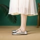 thumbnail image 5 of Zapatos planos Shoes Hee grand Mary Jane Dressy plateados para mujer, 5 of 6