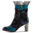 thumbnail image 2 of Spring Step L’Artiste Gaga Women's Hand-Painted Mid-Calf Boots with All-Day Comfort, 2 of 7