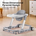 thumbnail image 4 of HARPPA Baby Walker for Babies 6-18 Months, Anti-Rollover, Seat and Height Adjustable, White, 4 of 10