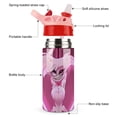 thumbnail image 3 of Hazbin Hotel Angel Dust Kid's Insulated Water Bottle With Straw Vacuum Stainless Steel Cup Leak-Proof Toddler Thermoses Water Cup For Children, 3 of 8