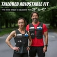 thumbnail image 5 of Dinfu Hydration Vest for Running & Hiking - Breathable Adjustable Vest with 500ml Soft Flask for Men and Women, 5 of 6