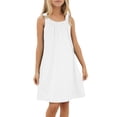 thumbnail image 4 of Kids Swim Cover Up Girl Sleeveless Tank Dresses Quick Dry Beach Dress Girls Swim Suit Cover Up 9-10 Years, 4 of 9