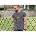 thumbnail image 4 of Old Glory Mens Bicycle Sloth Short Sleeve Graphic T Shirt, 4 of 6
