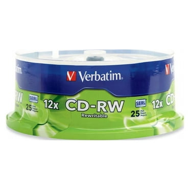 Verbatim 700MB 12X CD-RW 25 Packs Spindle Media Model 95155