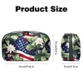 thumbnail image 5 of American Flag USB Organizer Charger Case Power Plug Travel Organizer Small Kitchen Cord Organizer Digital Pouch Oxford Cloth Waterproof Travel Electronics Gadgets Storage Bag 5.9x9.44x3.14 in, 5 of 6